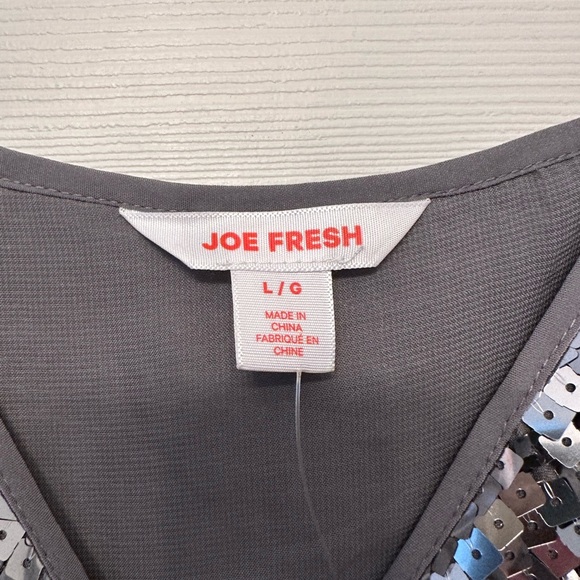 JOE FRESH SEQUIN TOP - Picture 4 of 5